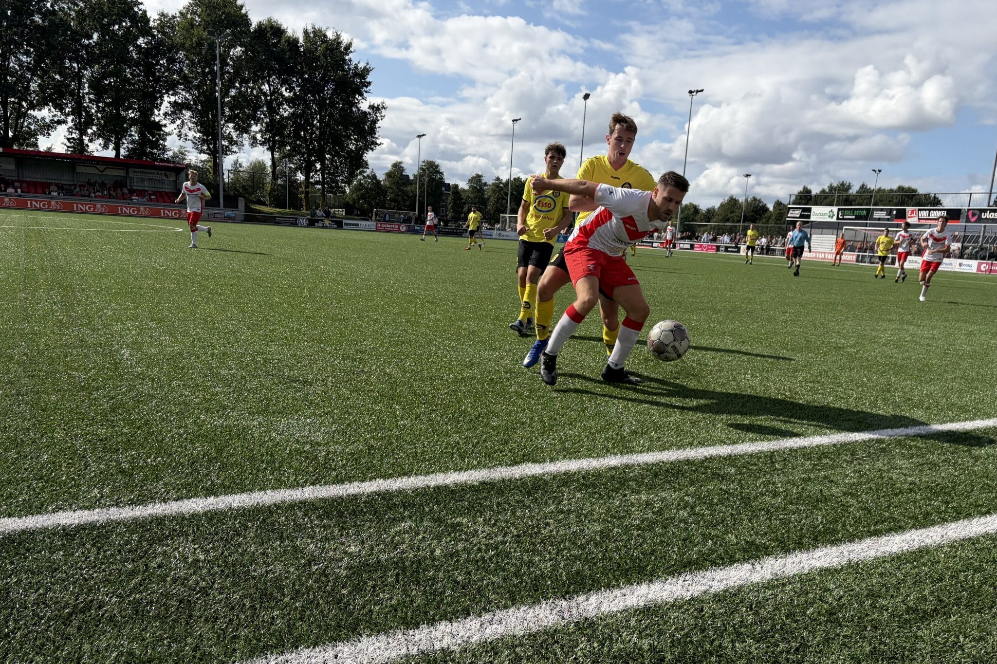 Remise bij oefenduel tussen Valleivogels en Woudenberg.