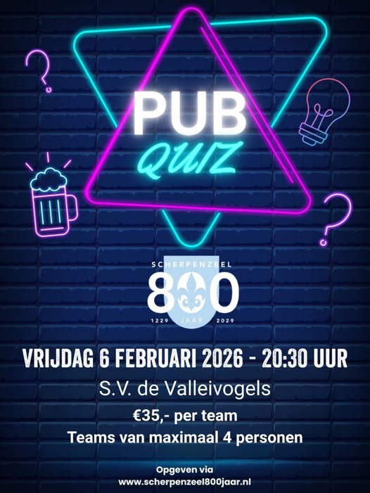 Pub Quiz Scherpenzeel 800