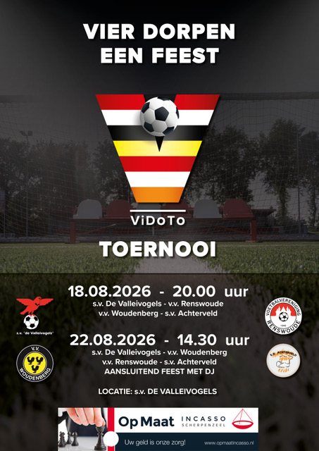 Woudenberg winnaar van geslaagde eerste editie ViDoTo