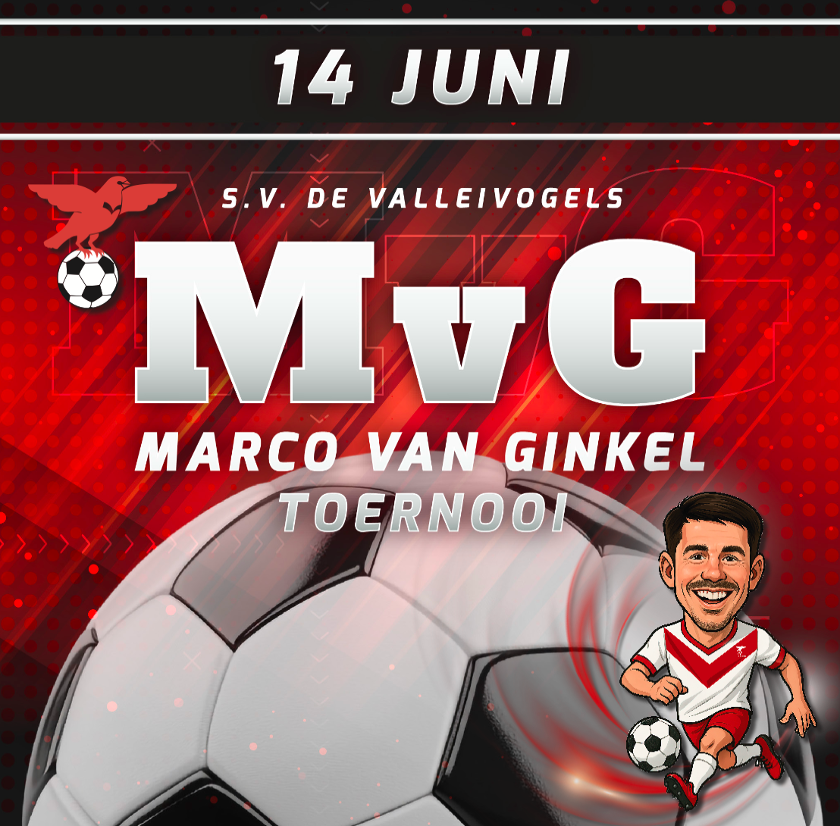 Morgen is het 8e Marco van Ginkel-jeugdtoernooi.